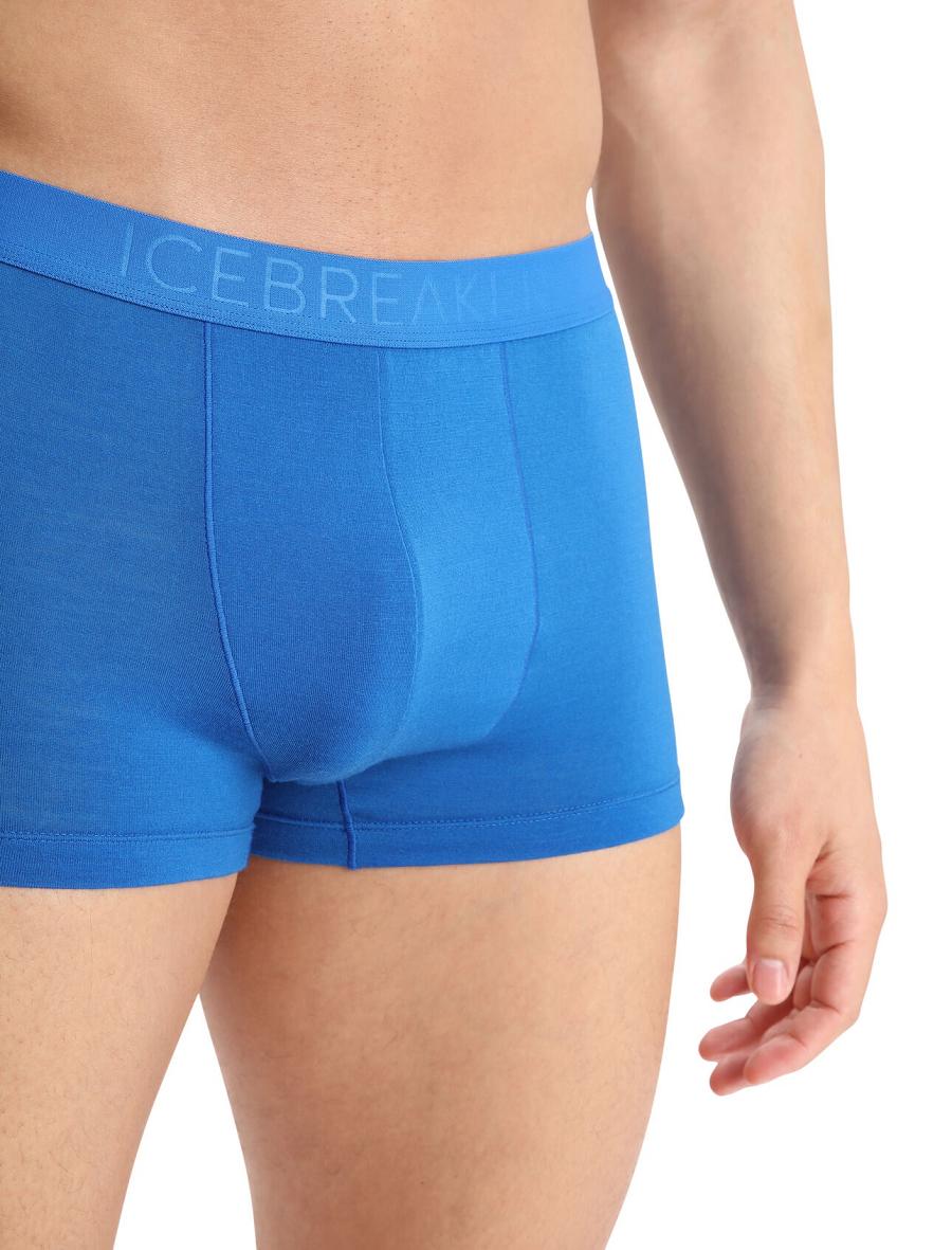 Lazurite Men's Icebreaker Cool-Lite™ Merino Anatomica Trunks Underwear | USA 1289QMAZ